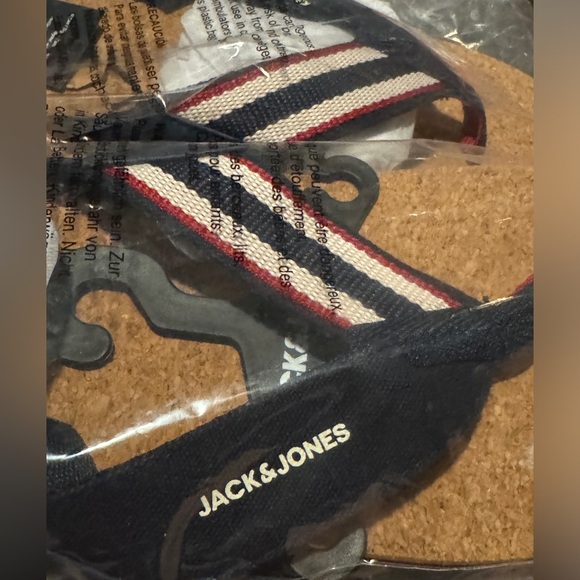 🇺🇸 NWT! Jack & Jones Comfort Cork Sandals - Picture 4 of 9